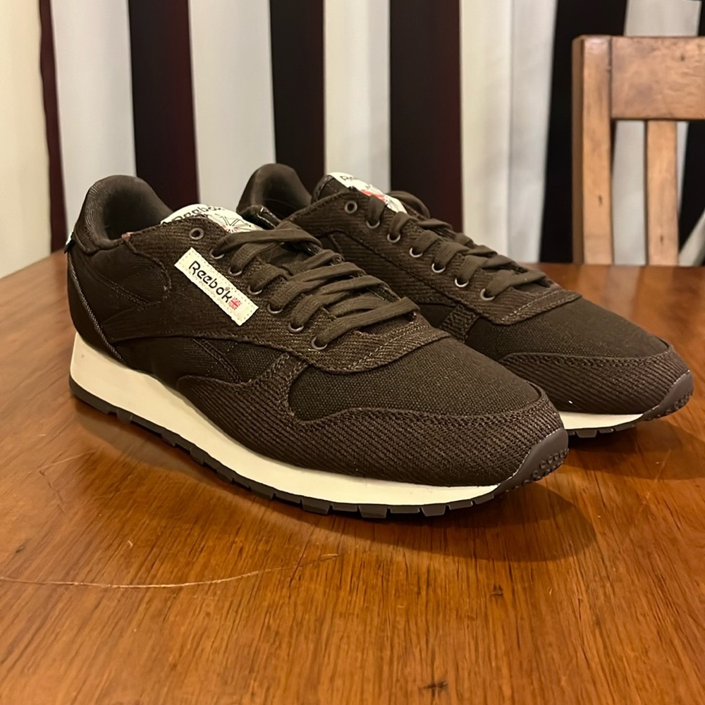 Reebok Classic Hemp Shoes Sneakers new brown Mens Size 11